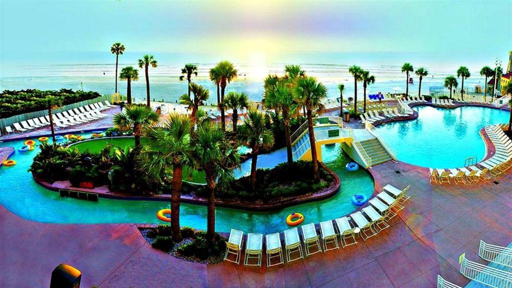 14Th Floor 2 Bedroom Resort Condo Direct Oceanfront Wyndham Ocean Walk Resort Daytona Beach 1401 エクステリア 写真